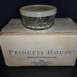 Princess House Glass Bowl with Lid
